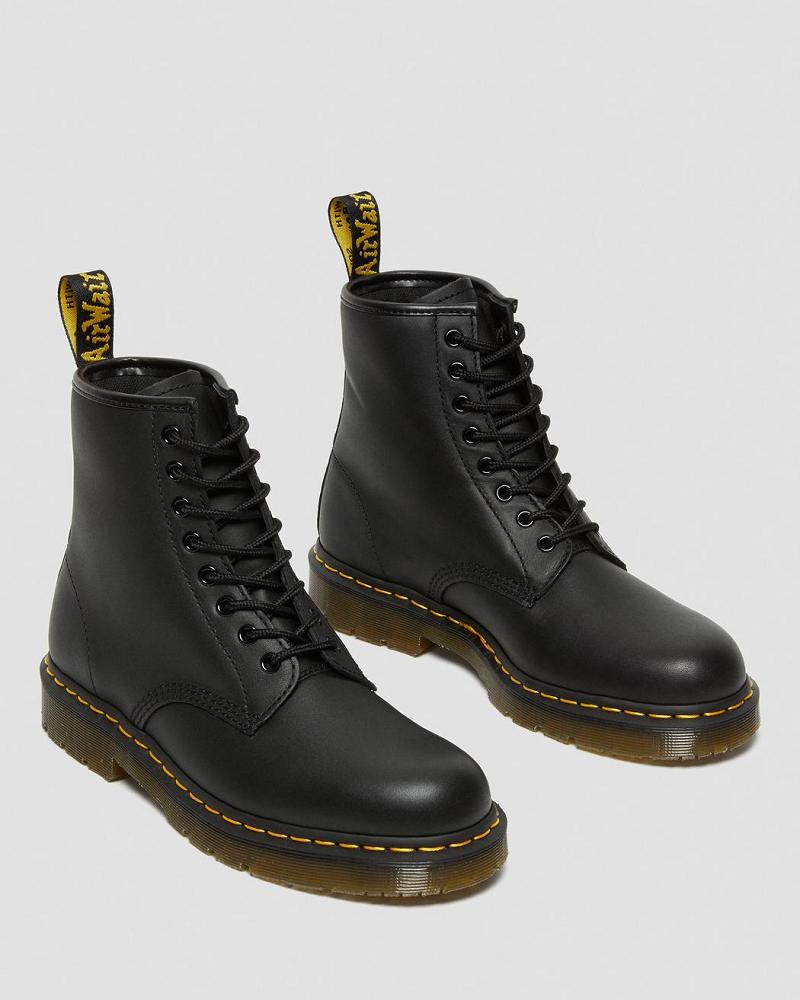 Dr Martens 1460 Slip Resistant Læder Snørestøvler Herre Sort | DK 531WNB